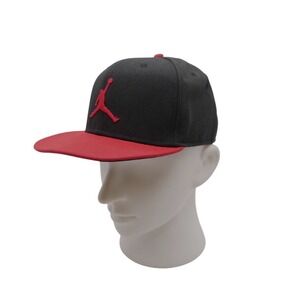 Jordan Jumpman‎ Snapback Hat, Black and Red, Adjustable Adult Baseball Cap